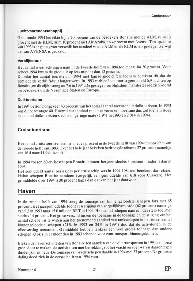 Economisch Profiel Juli 1995, Nummer 4 - Page 21