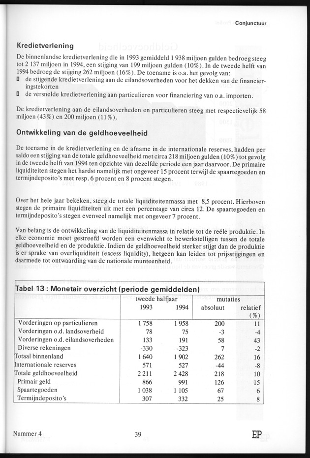 Economisch Profiel Juli 1995, Nummer 4 - Page 39