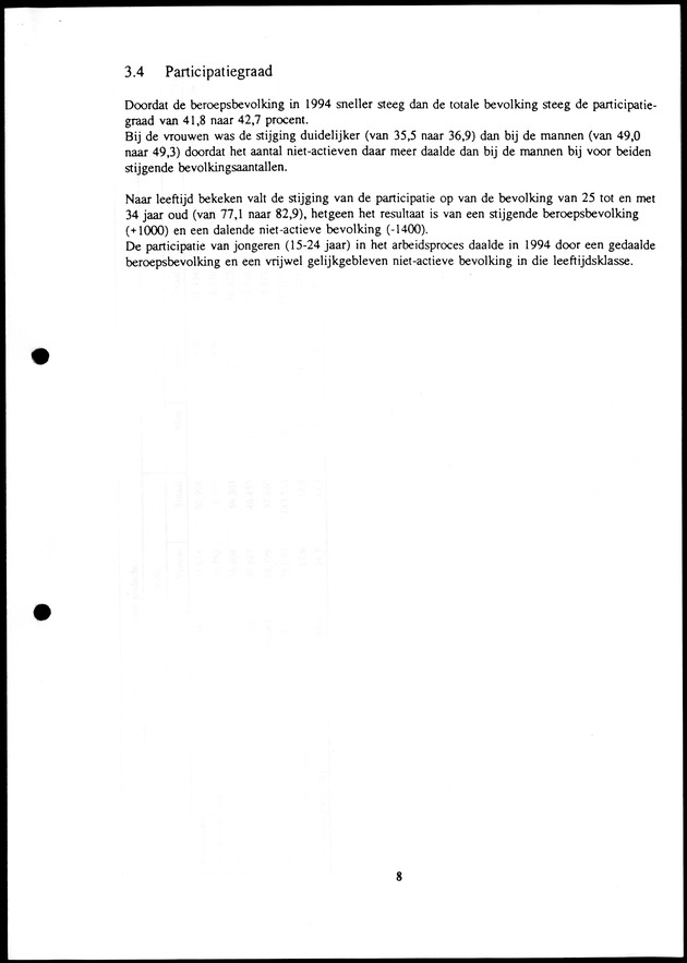 Arbeidskrachten Onderzoek Bonaire en Curacao 1994 - Page 8