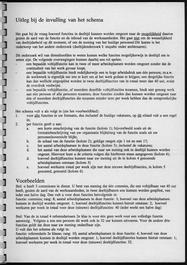 CBS onderzoek Deeltijdarbeid 1994 - Pagina 6