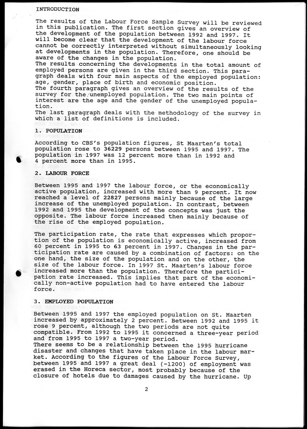 Arbeidskrachtenonderzoek St.Maarten 1997 - Page 2
