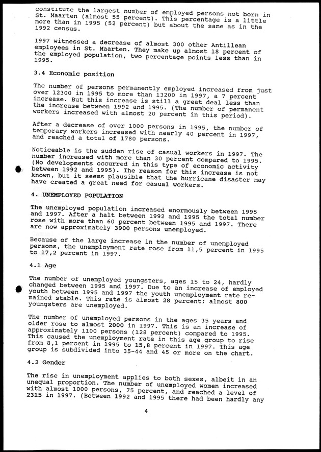 Arbeidskrachtenonderzoek St.Maarten 1997 - Page 4