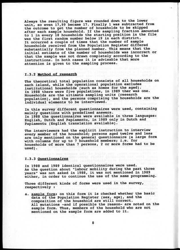 Labour force Surveys Netherlands Antilles 1988 and 1989 - Page 8