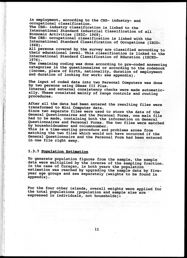 Labour force Surveys Netherlands Antilles 1988 and 1989 - Page 11