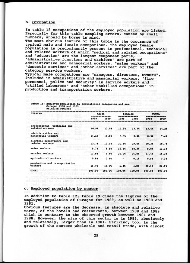 Labour force Surveys Netherlands Antilles 1988 and 1989 - Page 29