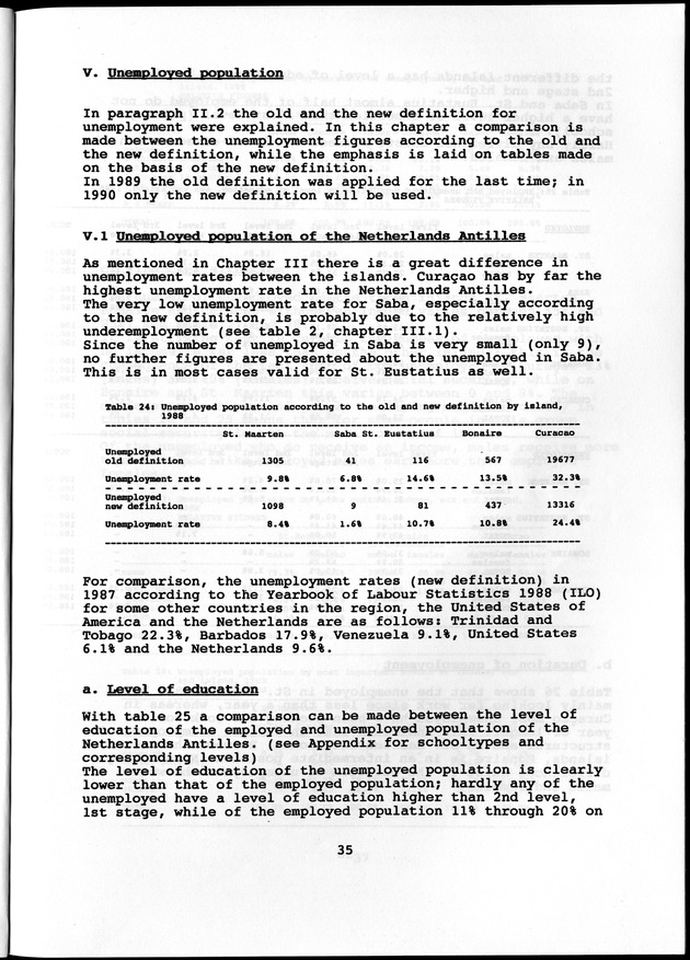 Labour force Surveys Netherlands Antilles 1988 and 1989 - Page 35