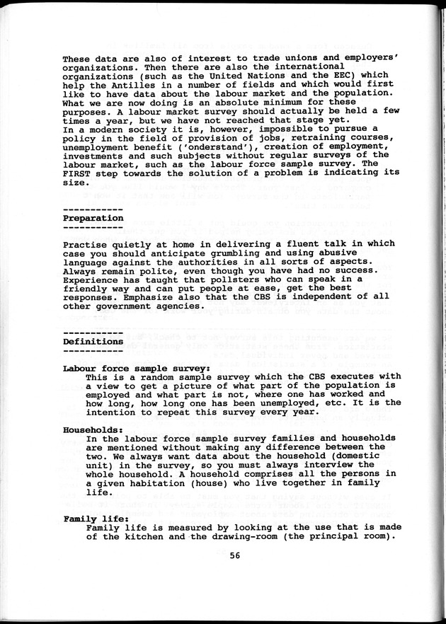 Labour force Surveys Netherlands Antilles 1988 and 1989 - Page 56