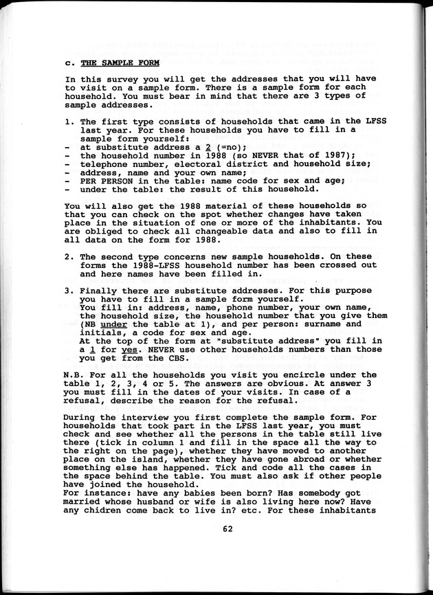 Labour force Surveys Netherlands Antilles 1988 and 1989 - Page 62