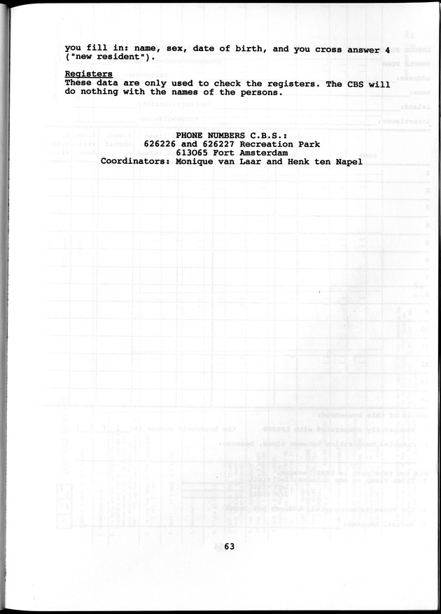 Labour force Surveys Netherlands Antilles 1988 and 1989 - Page 63
