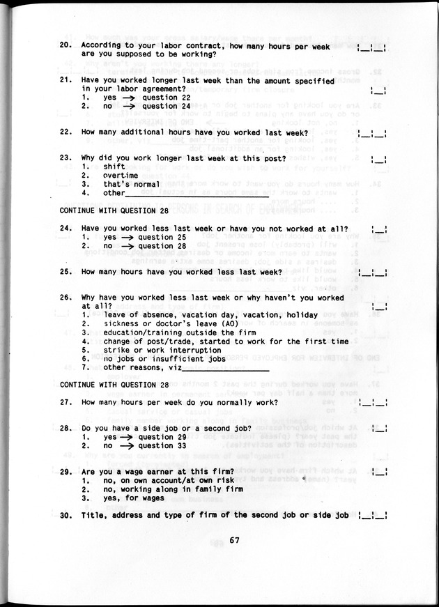 Labour force Surveys Netherlands Antilles 1988 and 1989 - Page 67