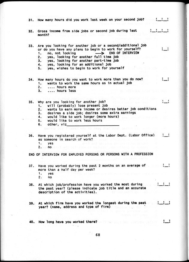 Labour force Surveys Netherlands Antilles 1988 and 1989 - Page 68