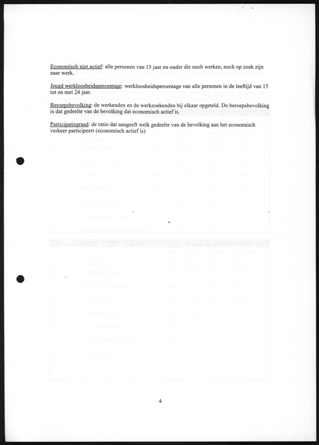 Eerste Resultaten Arbeidskrachtenonderzoek St.Maarten 2003 - Page 4