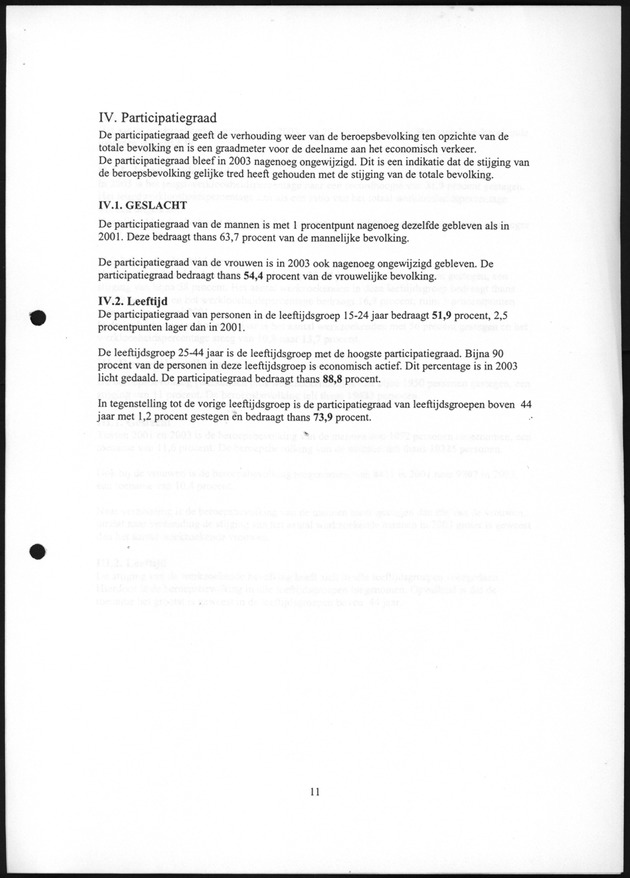 Eerste Resultaten Arbeidskrachtenonderzoek St.Maarten 2003 - Page 11