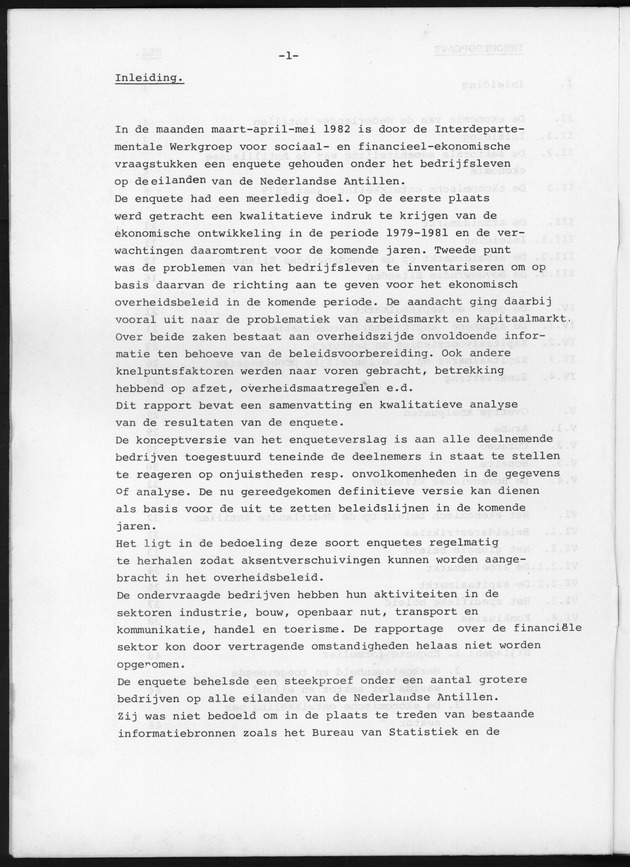 Bedrijvenenquete 1982 - Page 1