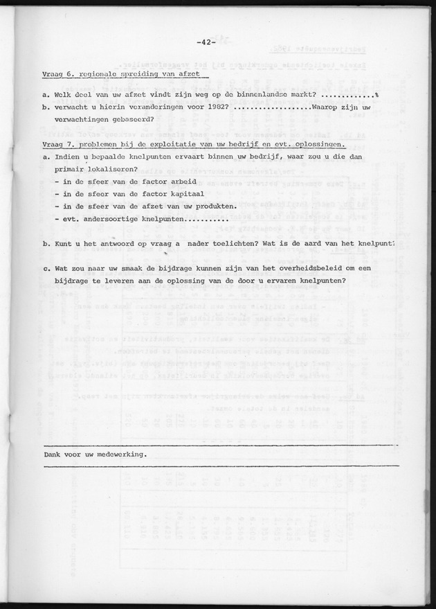 Bedrijvenenquete 1982 - Page 42
