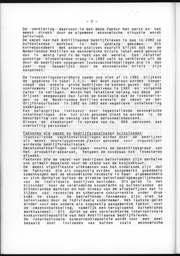 Bedrijvenenquete 1983 (over de boekjaren 1981/82 en 1982/1983) - Page 7