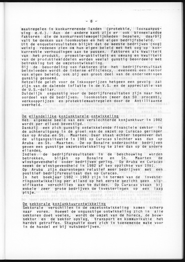 Bedrijvenenquete 1983 (over de boekjaren 1981/82 en 1982/1983) - Page 8