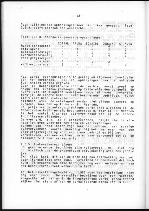 Bedrijvenenquete 1983 (over de boekjaren 1981/82 en 1982/1983) - Page 13