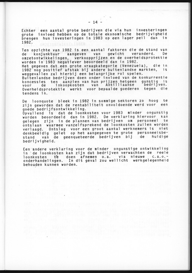 Bedrijvenenquete 1983 (over de boekjaren 1981/82 en 1982/1983) - Page 14