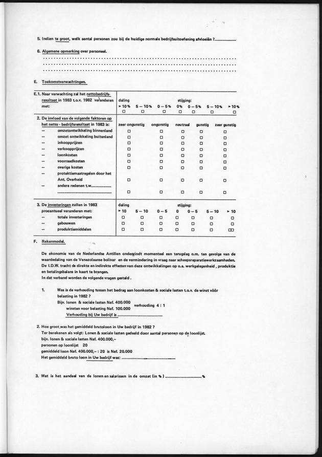 Bedrijvenenquete 1983 (over de boekjaren 1981/82 en 1982/1983) - Page 56
