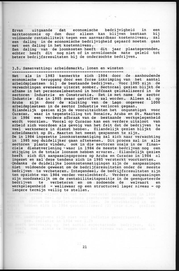 Bedrijvenenquete 1985 - Page 21