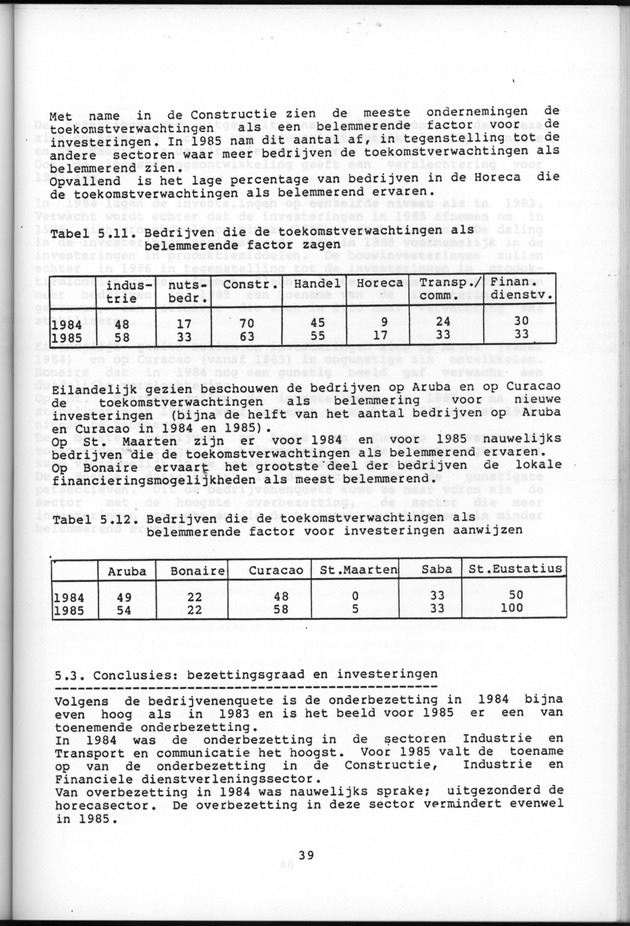Bedrijvenenquete 1985 - Page 39