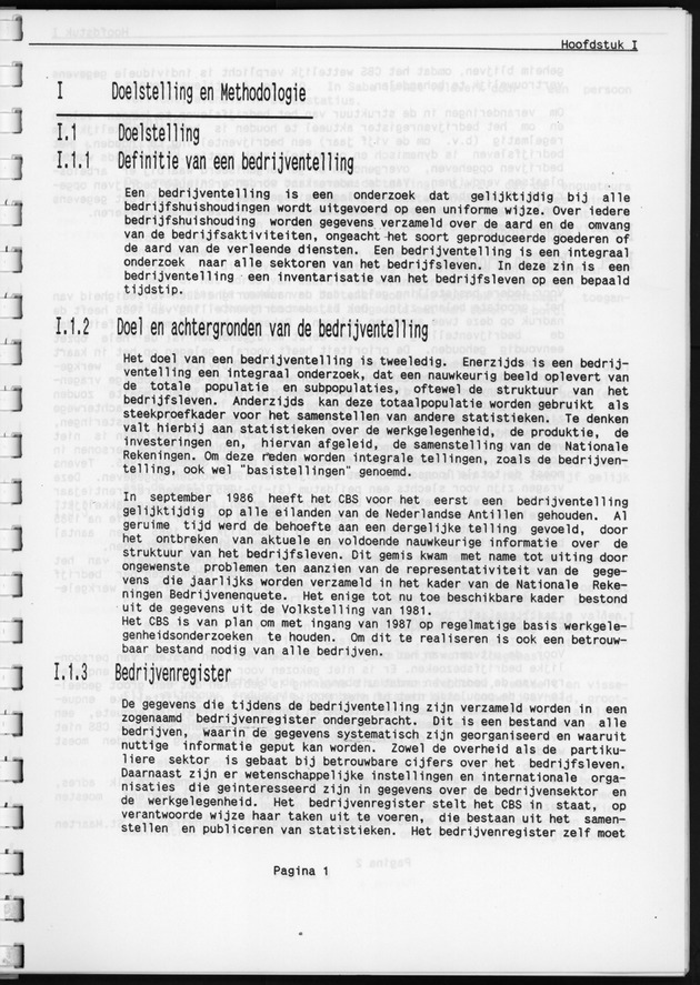 Eerste Algemeen Bedrijventelling Nederlandse Antillen 1986 - Page 1