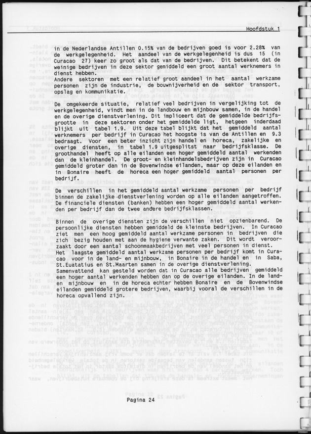 Eerste Algemeen Bedrijventelling Nederlandse Antillen 1986 - Page 24