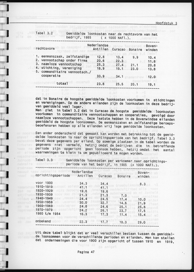 Eerste Algemeen Bedrijventelling Nederlandse Antillen 1986 - Page 47