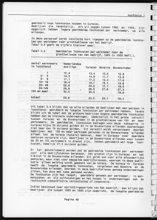 Eerste Algemeen Bedrijventelling Nederlandse Antillen 1986 - Page 48