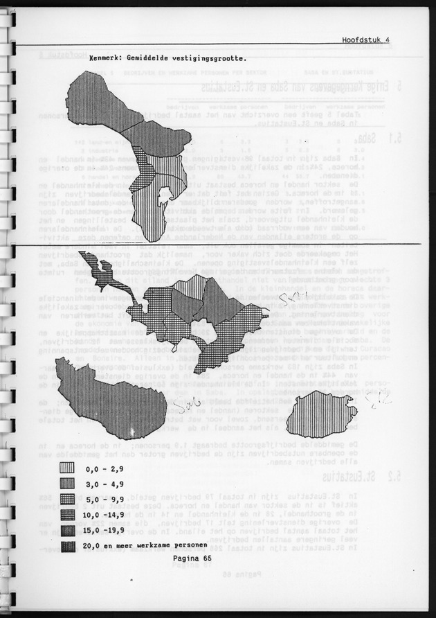 Eerste Algemeen Bedrijventelling Nederlandse Antillen 1986 - Page 65