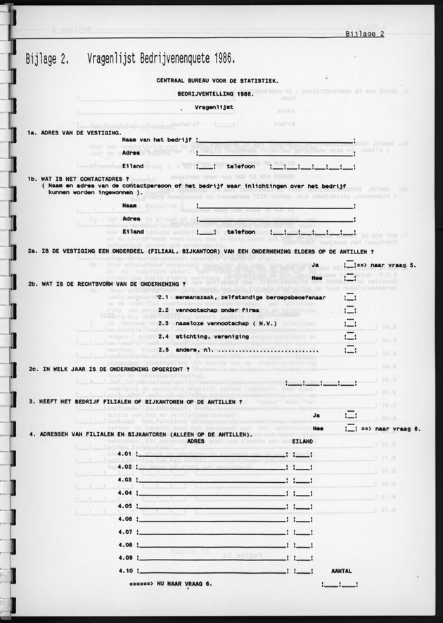 Eerste Algemeen Bedrijventelling Nederlandse Antillen 1986 - Page 73