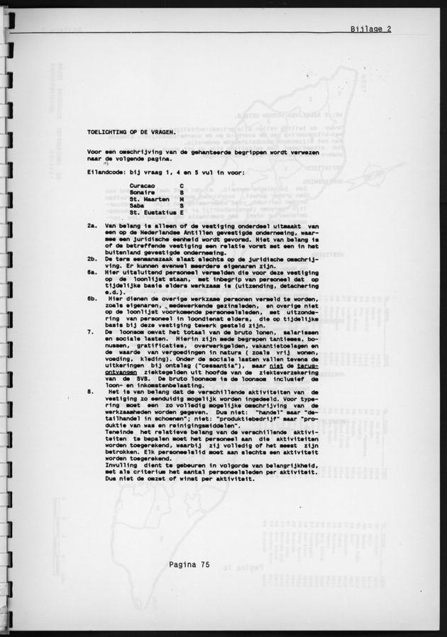 Eerste Algemeen Bedrijventelling Nederlandse Antillen 1986 - Page 75