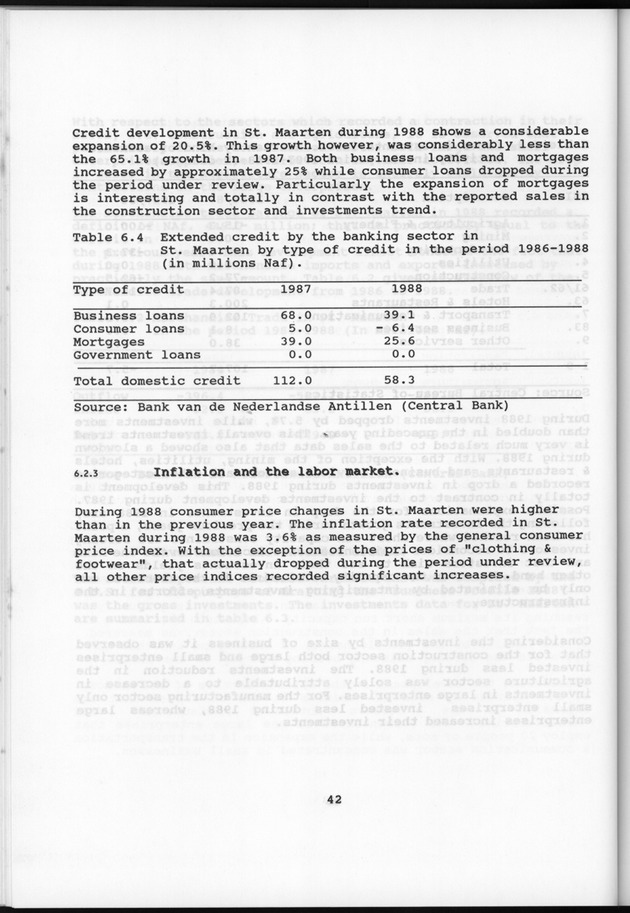 Netherlands Antilles Business Profile 1988 - Page 42