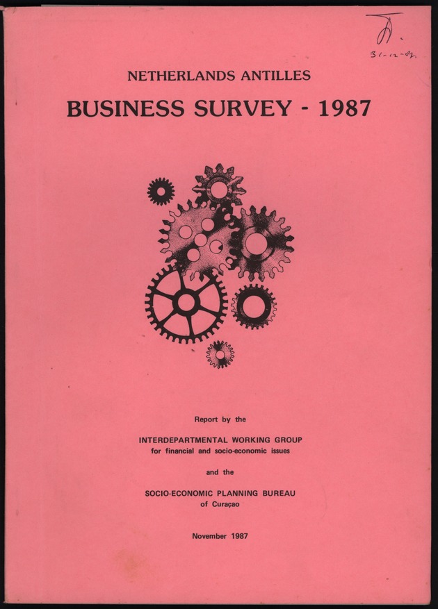 Business Survey 1987 - Front Cover