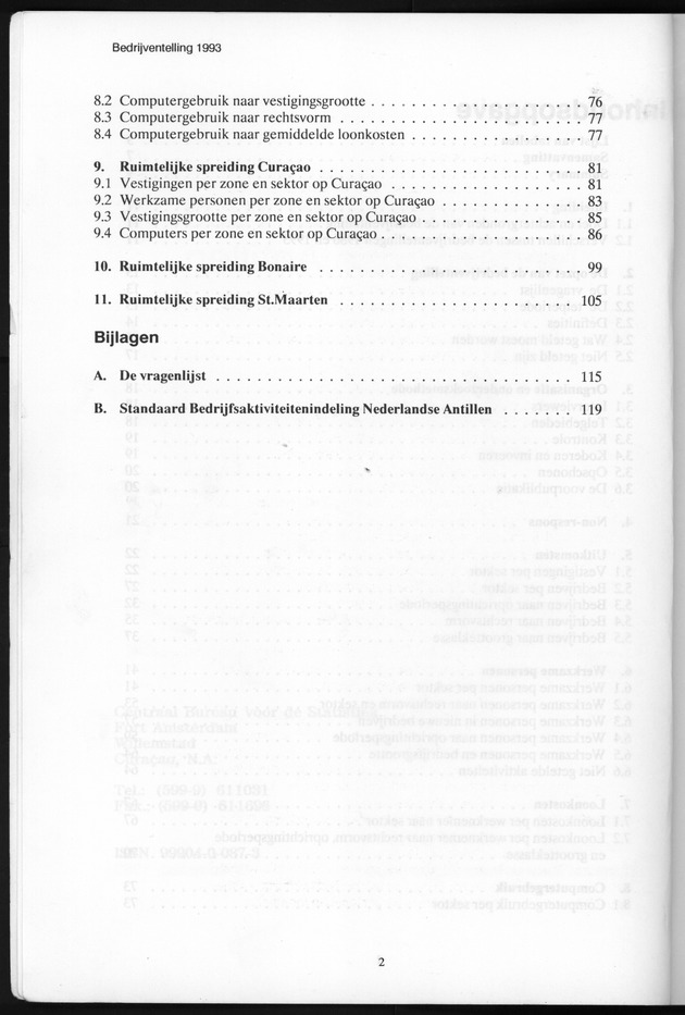 Bedrijventelling 1993 Nederlandse Antillen - Page 2