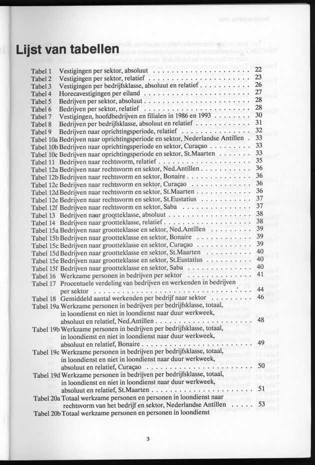 Bedrijventelling 1993 Nederlandse Antillen - Page 3