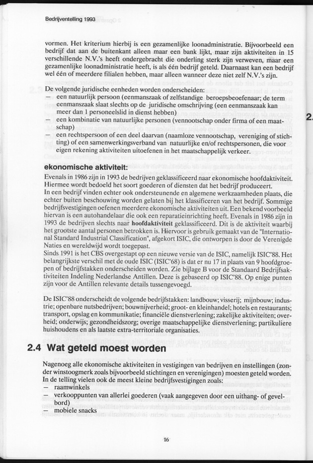 Bedrijventelling 1993 Nederlandse Antillen - Page 16