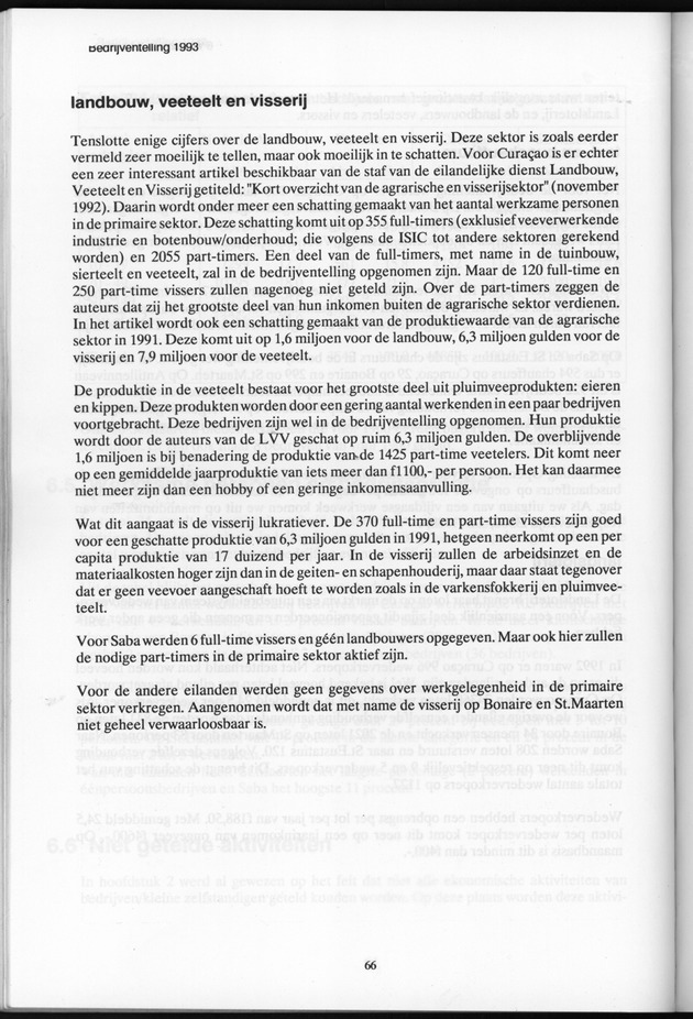 Bedrijventelling 1993 Nederlandse Antillen - Page 66