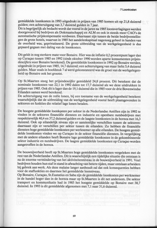 Bedrijventelling 1993 Nederlandse Antillen - Page 69