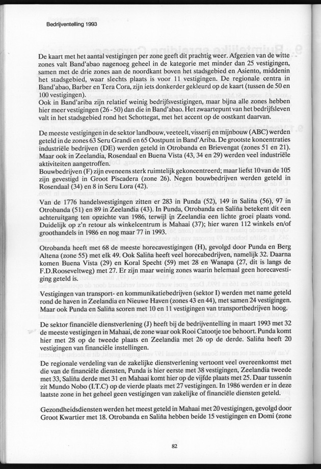 Bedrijventelling 1993 Nederlandse Antillen - Page 82