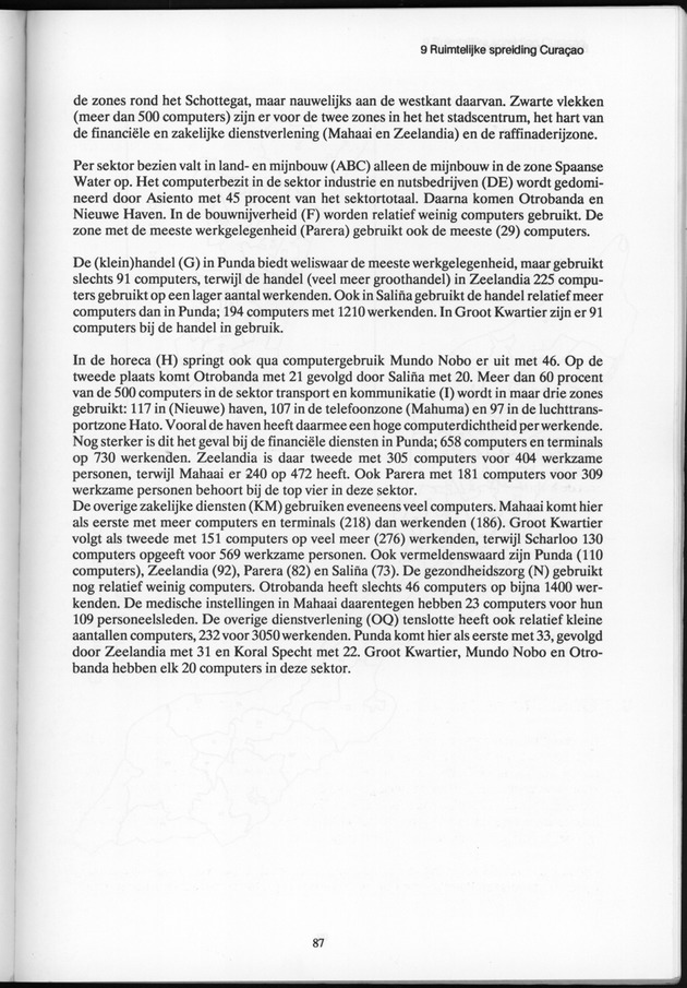 Bedrijventelling 1993 Nederlandse Antillen - Page 87