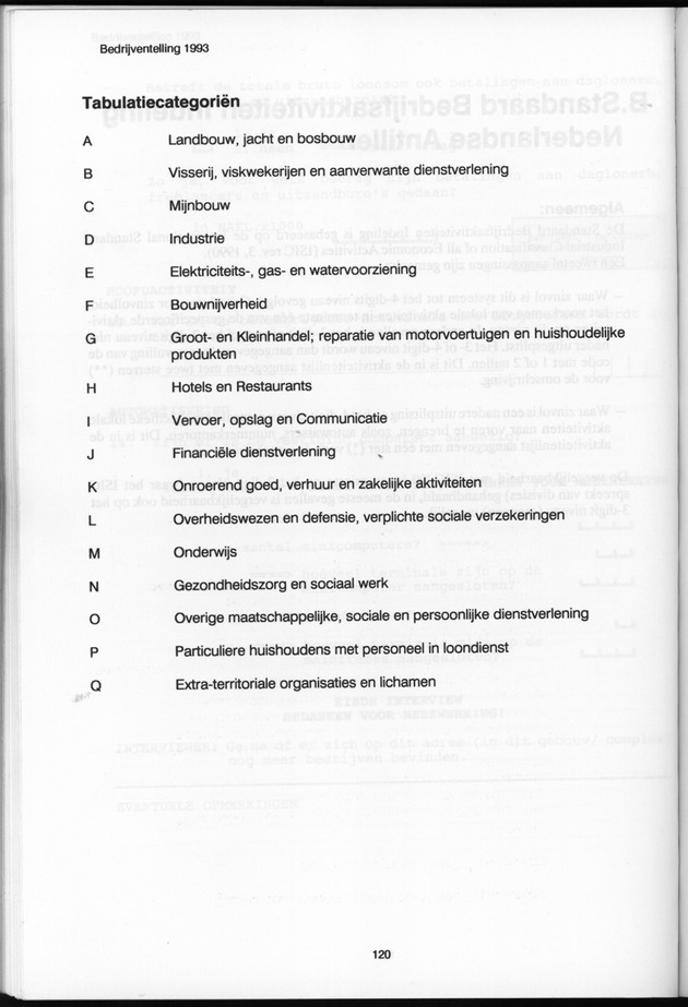 Bedrijventelling 1993 Nederlandse Antillen - Page 120