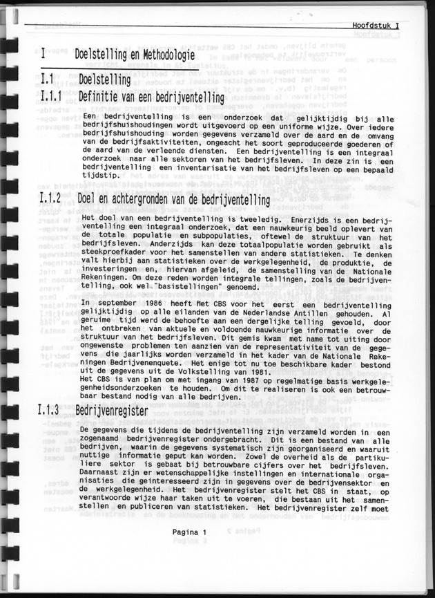 Bedrijventelling 1986 - Page 1