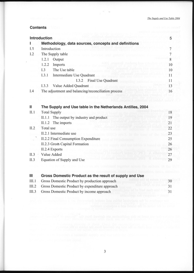 The supply and use table 2004 Netherlands Antilles - Page 3