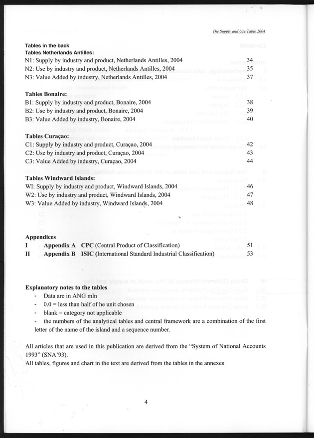 The supply and use table 2004 Netherlands Antilles - Page 4