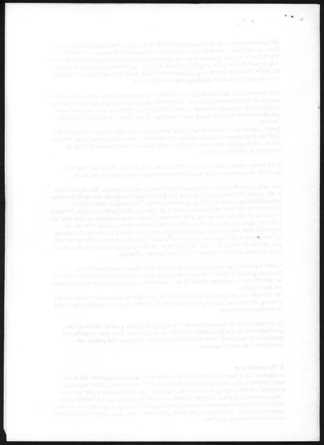 Verslag inzake organisatie van de registratiegegevens bij griffie - Blank Page