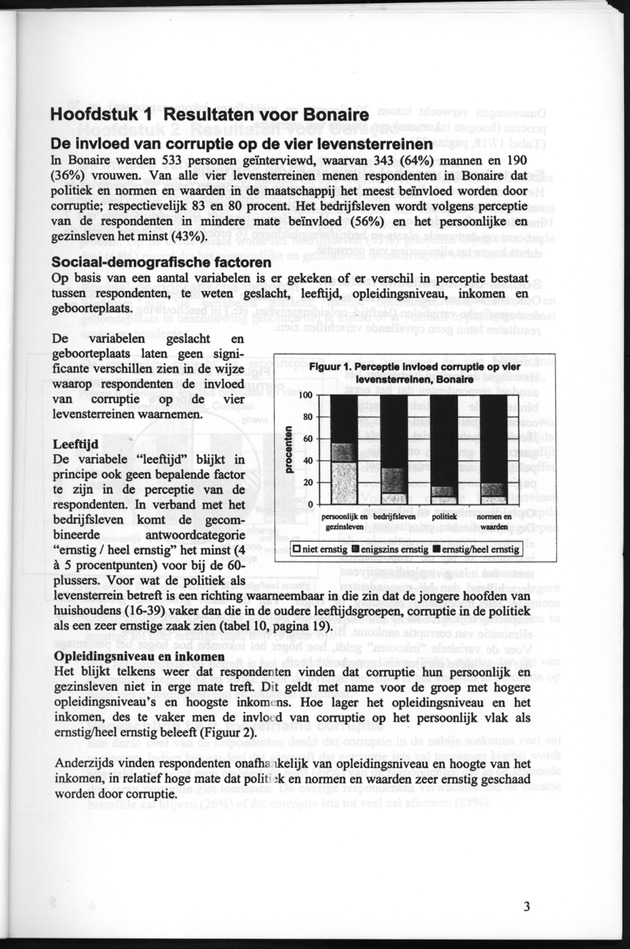 Perceptie van Corruptie Bonaire en Curaҫao 2004 - Page 3