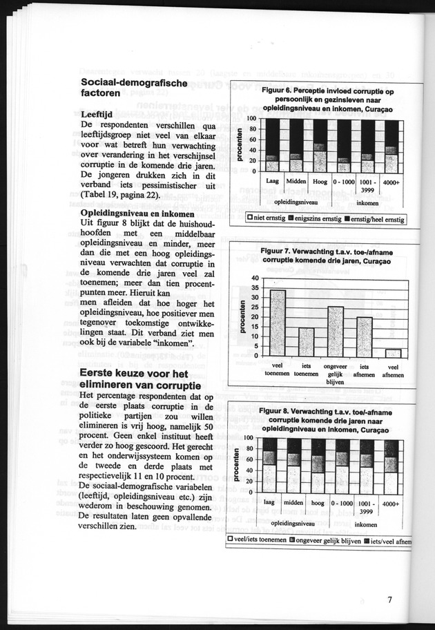 Perceptie van Corruptie Bonaire en Curaҫao 2004 - Page 7