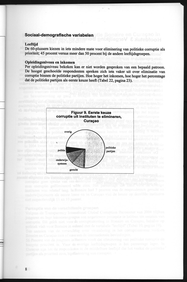 Perceptie van Corruptie Bonaire en Curaҫao 2004 - Page 8